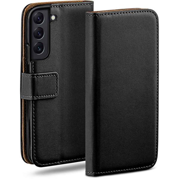 moex Book Case für Samsung Galaxy S22 Plus Klapphülle mit Kartenfach