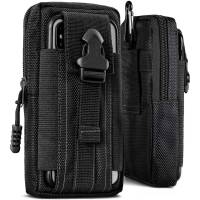 ONEFLOW Survival Case für Motorola Moto G20 – Handy Gürteltasche aus Oxford Nylon mit Karabiner