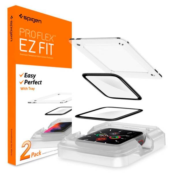 Pro Flex EZ FIT – Displayschutz für Apple Watch 4/5/6/SE (44mm) – Kratzfester und stoßfester Displayschutz