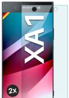 moex ShockProtect Klar für Sony Xperia XA1 – Panzerglas für kratzfesten Displayschutz, Ultra klar
