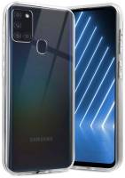 ONEFLOW Clear Case für Samsung Galaxy A21s – Transparente Hülle aus Soft Silikon, Extrem schlank