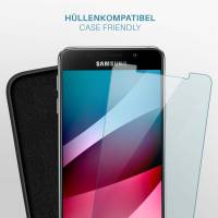 moex ShockProtect Klar für Samsung Galaxy A3 (2016) – Panzerglas für kratzfesten Displayschutz, Ultra klar