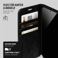 moex Casual Case für Huawei P20 Lite – 360 Grad Schutz Booklet, PU Lederhülle mit Kartenfach