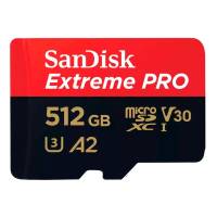 SanDisk microSDXC Karte – mit SD Slot Adapter für Smartphones und andere Geräte, Extreme PRO Serie, 512 GB