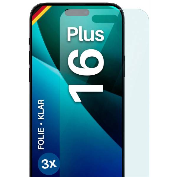 moex FlexProtect iPhone 16 Plus Schutzfolie Klar