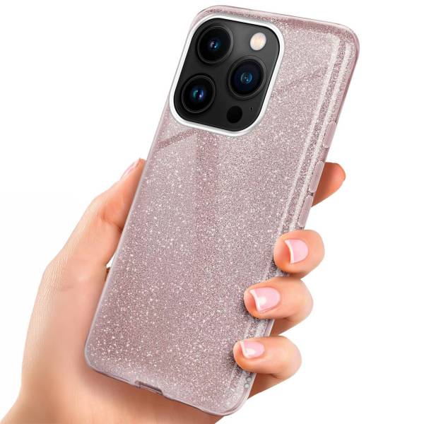 ONEFLOW Glitter Case iPhone 16 Pro mit Glitzer Look