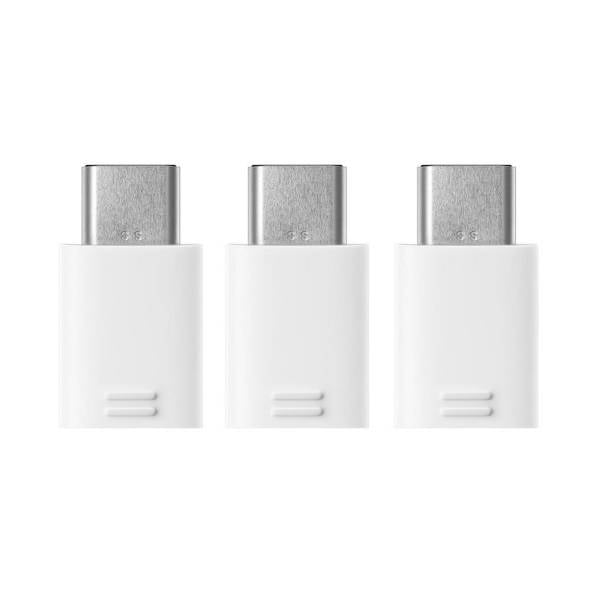 Samsung Adapter Stecker – USB-C auf Micro-USB Adapter für Smartphones und andere Geräte, EE-GN930, 3er-Pack