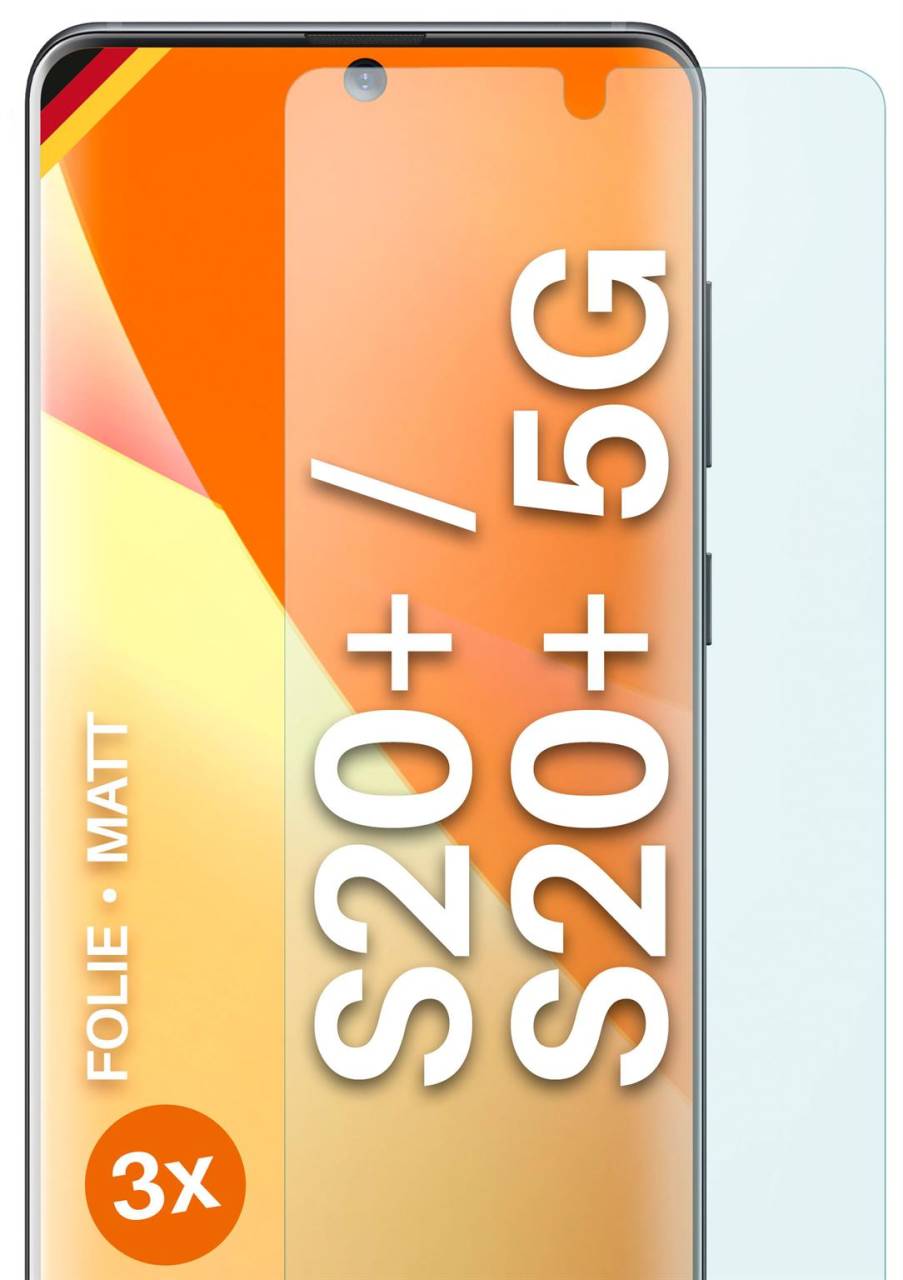 moex FlexProtect Matt für Samsung Galaxy S20 Plus 5G – Anti Reflex Schutzfolie für besten Displayschutz, Matt