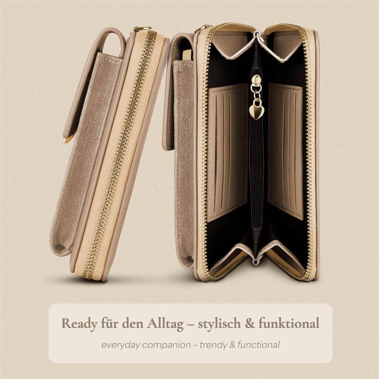 ONEFLOW Bliss Purse iPhone 16 Pro Handytasche mit Geldbörse
