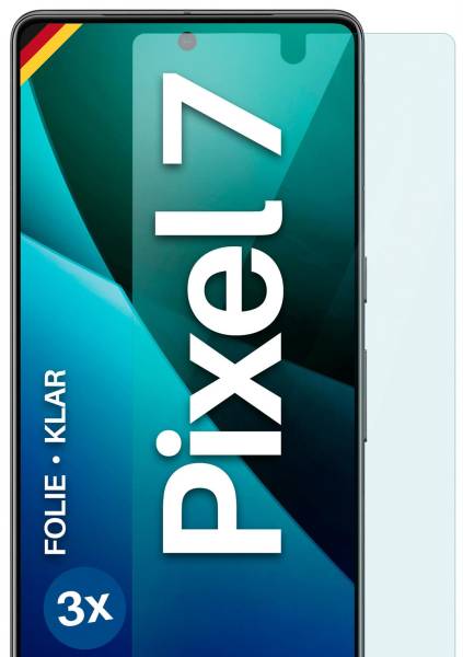 moex FlexProtect Klar für Google Pixel 7 – Schutzfolie für unsichtbaren Displayschutz, Ultra klar