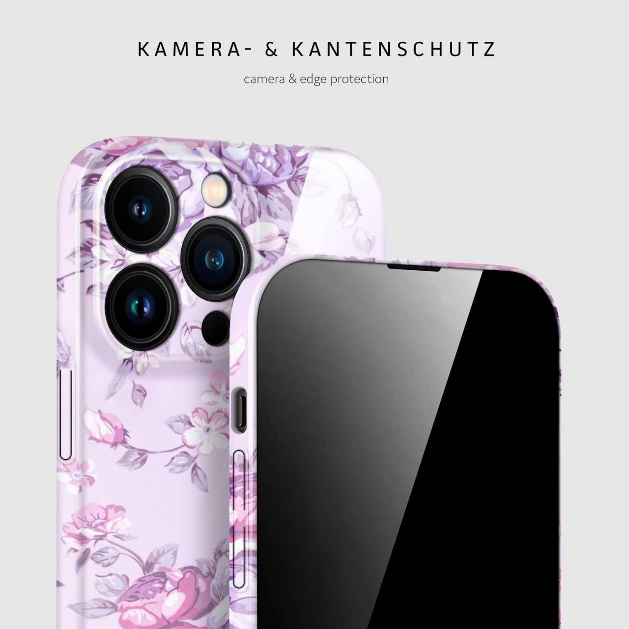 ONEFLOW Flower Cover iPhone 16 Pro Max Blumen Muster