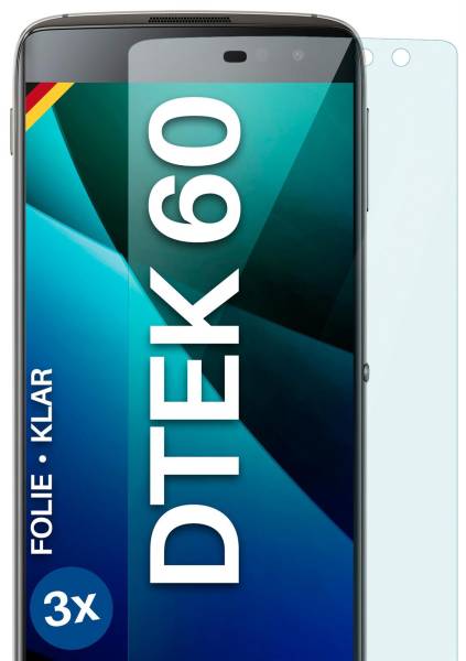 moex FlexProtect Klar für BlackBerry DTEK60 – Schutzfolie für unsichtbaren Displayschutz, Ultra klar