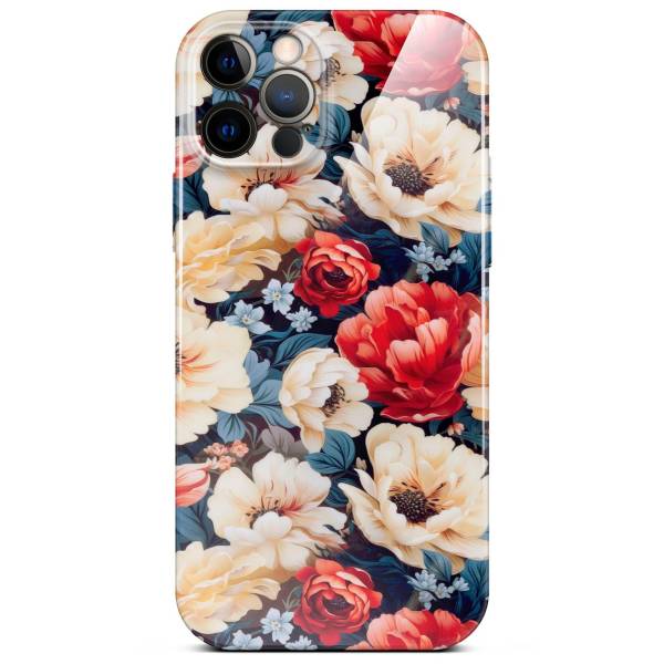 ONEFLOW Flower Cover iPhone 12 Pro Blumen Muster