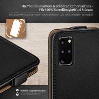 moex Flip Case für Samsung Galaxy S20 Plus 5G – PU Lederhülle mit 360 Grad Schutz, klappbar