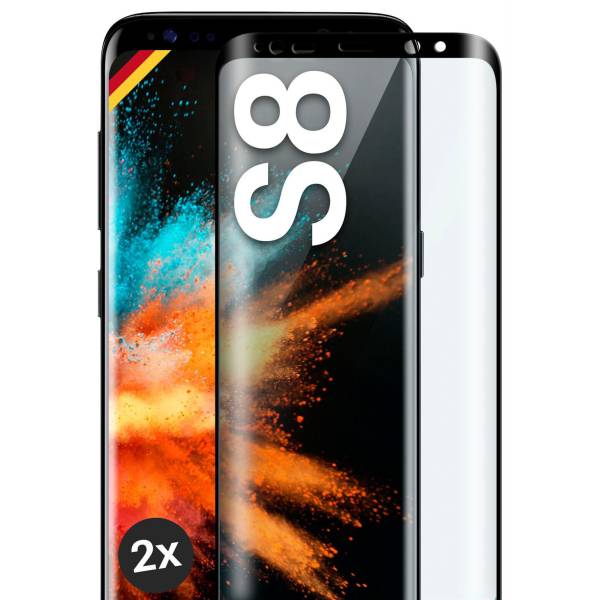 moex CurveProtect Samsung Galaxy S8 Panzerglas 3D Full Screen