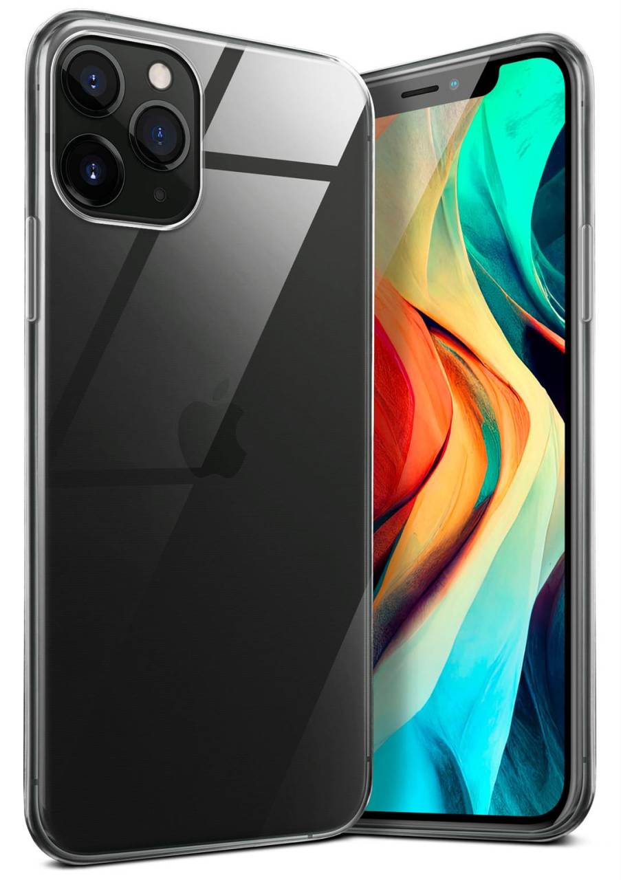 moex Aero Case für Apple iPhone 11 Pro – Durchsichtige Hülle aus Silikon, Ultra Slim Handyhülle