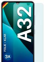moex FlexProtect Klar für Samsung Galaxy A32 (4G) – Schutzfolie für unsichtbaren Displayschutz, Ultra klar