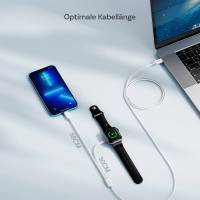 Joyroom Magnetladekabel 2in1 – Wireless Ladestation für Apple Watch + Lightning, Kabel mit USB-C Anschluss, 1,5 m