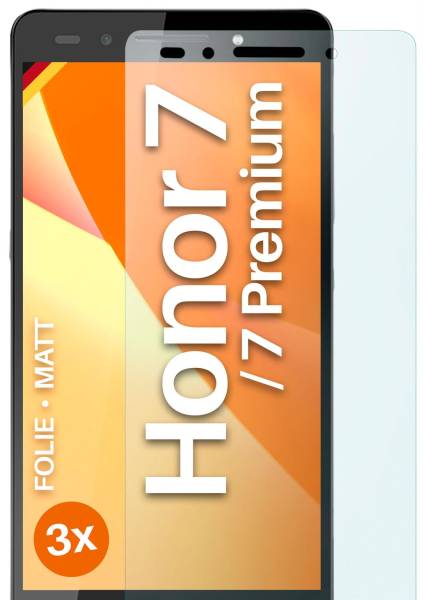 moex FlexProtect Matt für Huawei Honor 7 Premium – Anti Reflex Schutzfolie für besten Displayschutz, Matt