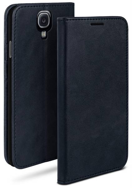 moex Casual Case für Samsung Galaxy S4 – 360 Grad Schutz Booklet, PU Lederhülle mit Kartenfach