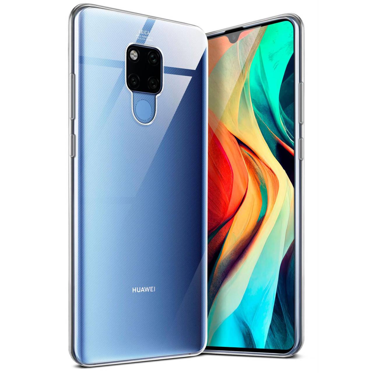 moex Aero Case Huawei Mate 20 X durchsichtig aus Silikon