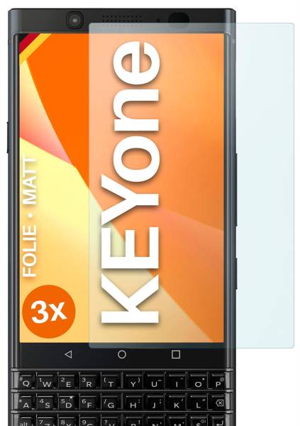 moex FlexProtect Matt für BlackBerry KEYone – Anti Reflex Schutzfolie für besten Displayschutz, Matt