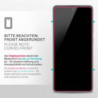 moex ShockProtect Klar für Samsung Galaxy A72 5G – Panzerglas für kratzfesten Displayschutz, Ultra klar