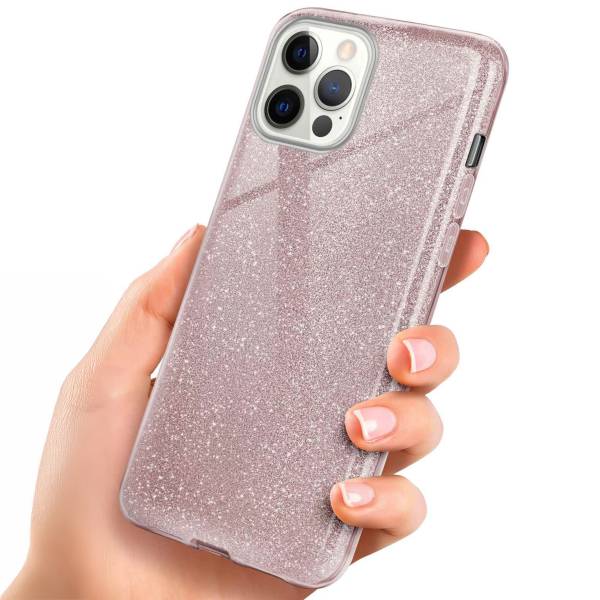 ONEFLOW Glitter Case für Apple iPhone 12 Pro Max – Glitzer Hülle aus TPU, designer Handyhülle