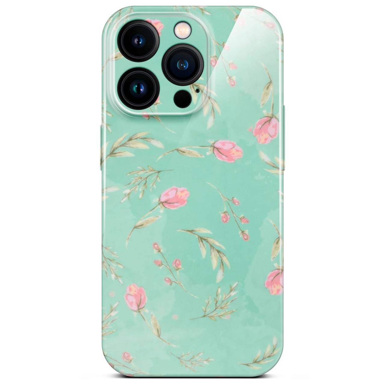 ONEFLOW Flower Cover iPhone 16 Pro Blumen Muster