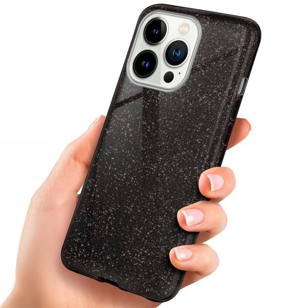 ONEFLOW Glitter Case für Apple iPhone 13 Pro – Glitzer Hülle aus TPU, designer Handyhülle