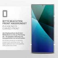 moex FlexProtect Klar für Samsung Galaxy S22 Ultra – Schutzfolie für unsichtbaren Displayschutz, Ultra klar