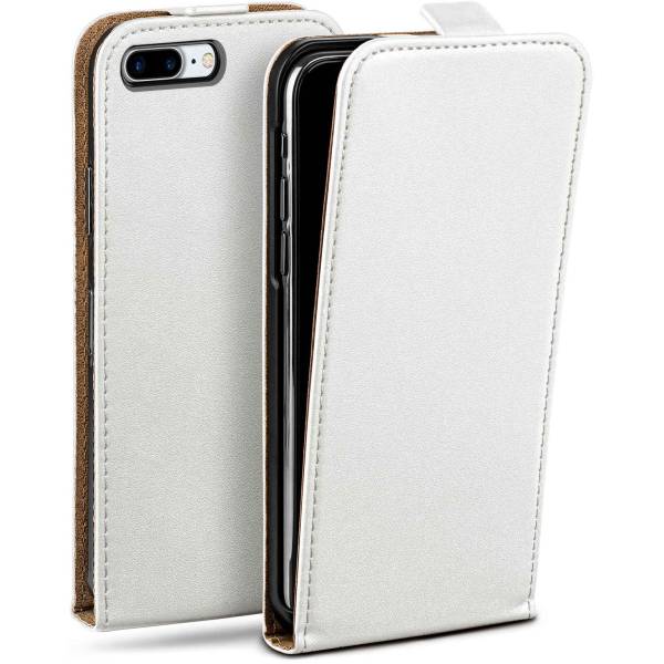 moex Flip Case iPhone 8 Plus Klapphülle Leder