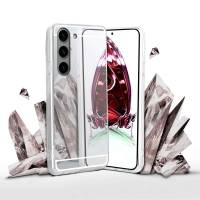 moex Mirror Case für Samsung Galaxy S23 – Handyhülle aus Silikon mit Spiegel auf der Rückseite