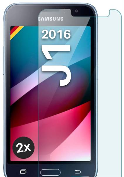 moex ShockProtect Klar für Samsung Galaxy J1 (2016) – Panzerglas für kratzfesten Displayschutz, Ultra klar