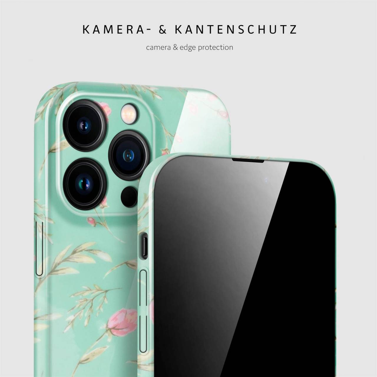 ONEFLOW Flower Cover iPhone 16 Pro Max Blumen Muster