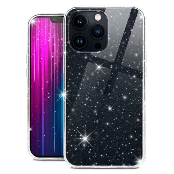 moex Sparky Case iPhone 13 Pro mit Glitzer Design