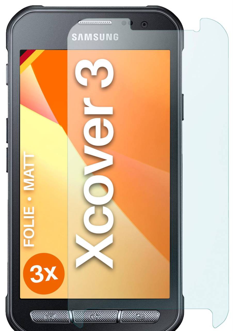 moex FlexProtect Matt für Samsung Galaxy Xcover 3 – Anti Reflex Schutzfolie für besten Displayschutz, Matt