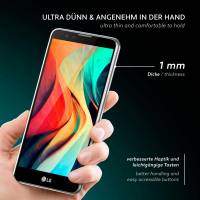 moex Aero Case für LG Stylus 2 – Durchsichtige Hülle aus Silikon, Ultra Slim Handyhülle