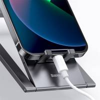Baseus Klappbarer Handy- und Tablethalter – Handyhalterung Aluminiumlegierung, Mobile Handyhalterung, Verstellbar