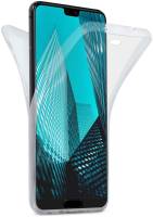 moex Double Case für Huawei P20 Pro – 360 Grad Hülle aus Silikon, Rundumschutz beidseitig
