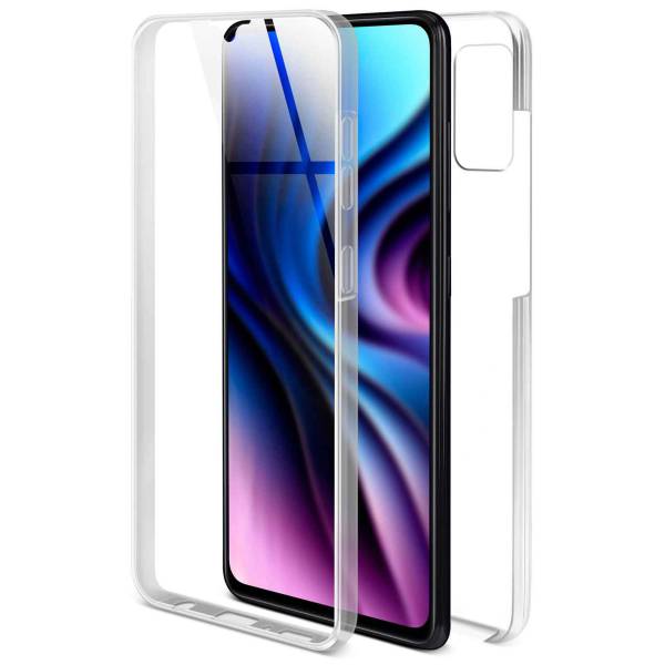 ONEFLOW Touch Case für Samsung Galaxy A41 – 360 Grad Full Body Schutz, komplett beidseitige Hülle