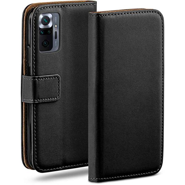 moex Book Case für Redmi Note 10 Pro Klapphülle mit Kartenfach