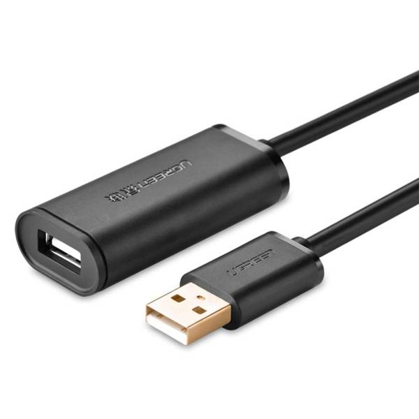 Ugreen US121 – USB 2.0 aktives Verlängerungskabel 10m, USB-A auf USB-A, 480 Mbps, Langlebiges Material