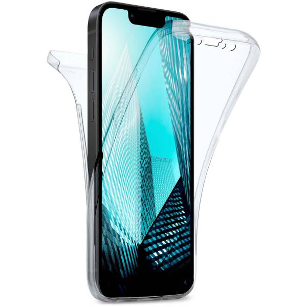moex Double Case iPhone 13 Pro Silikon 360 Grad Schutz
