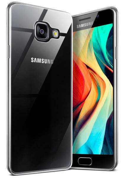 moex Aero Case für Samsung Galaxy A5 (2016) – Durchsichtige Hülle aus Silikon, Ultra Slim Handyhülle