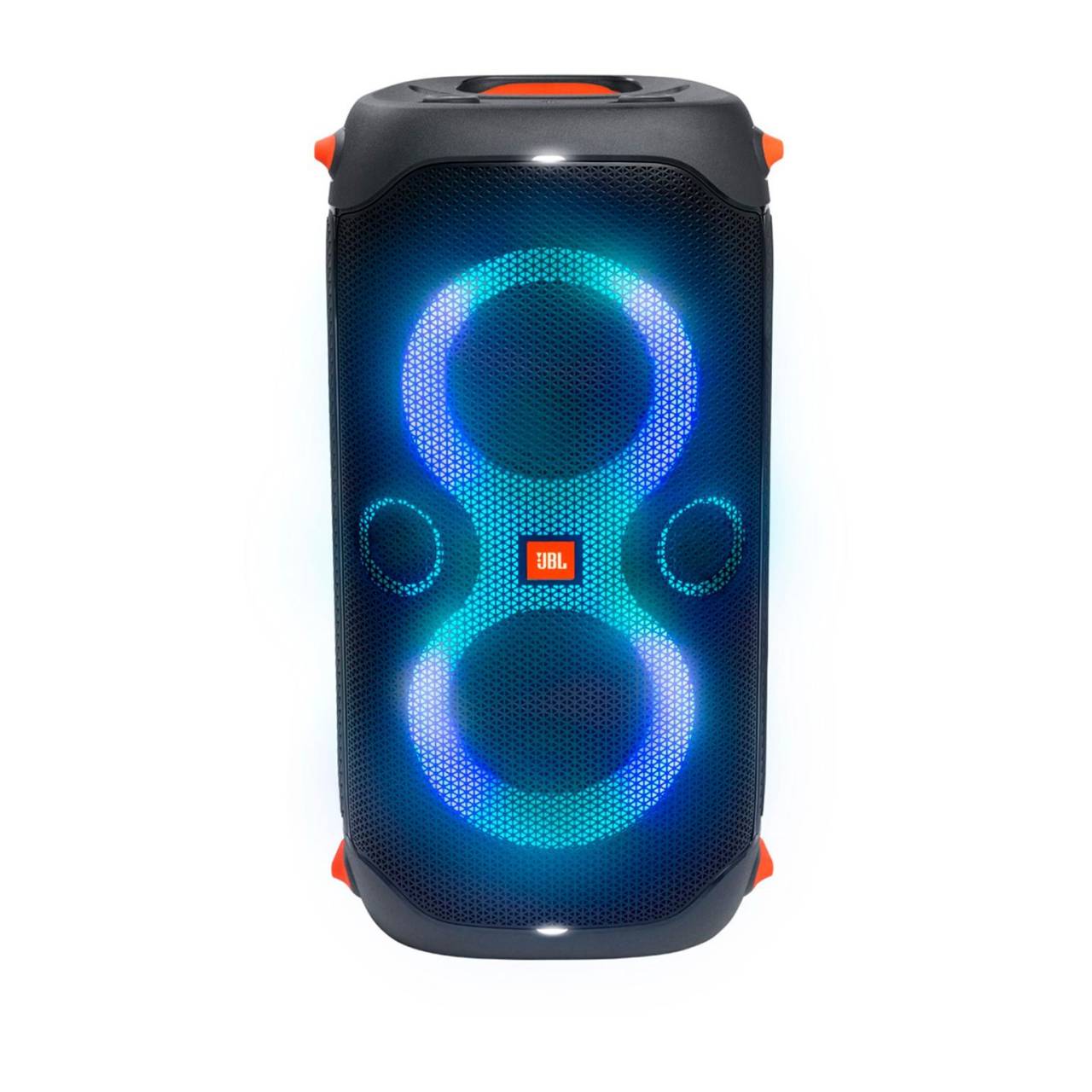 JBL PartyBox 110 – Rollbare Musikbox mit Akku für Outdoor-Events, spritzwassergeschützte Bluetooth Box