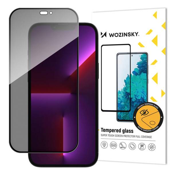 Wozinsky Privacy Glass für Apple iPhone 14 Pro – Displayschutz, Privacy Screen Protector für Handy