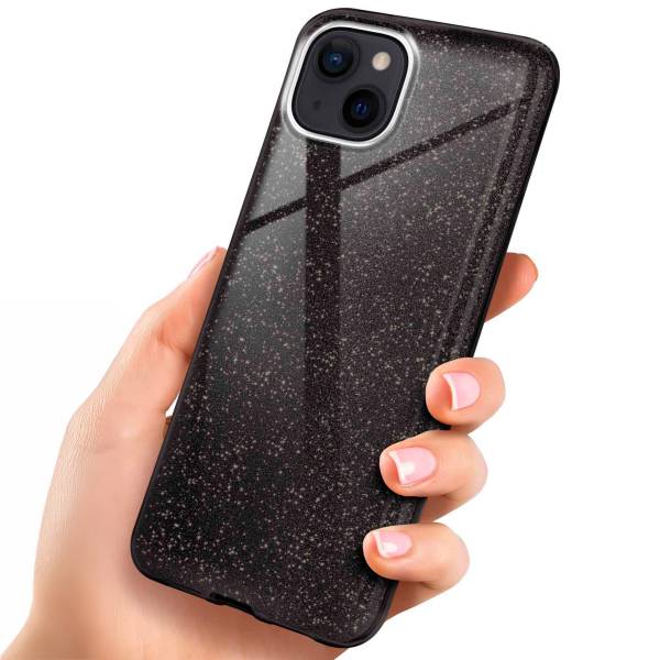 ONEFLOW Glitter Case für Apple iPhone 15 – Glitzer Hülle aus TPU, designer Handyhülle