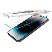 Spigen Glas.tR EZ Fit für Apple iPhone 14 Pro – 2x gehärtete Glas Folien inklusive Montagerahmen