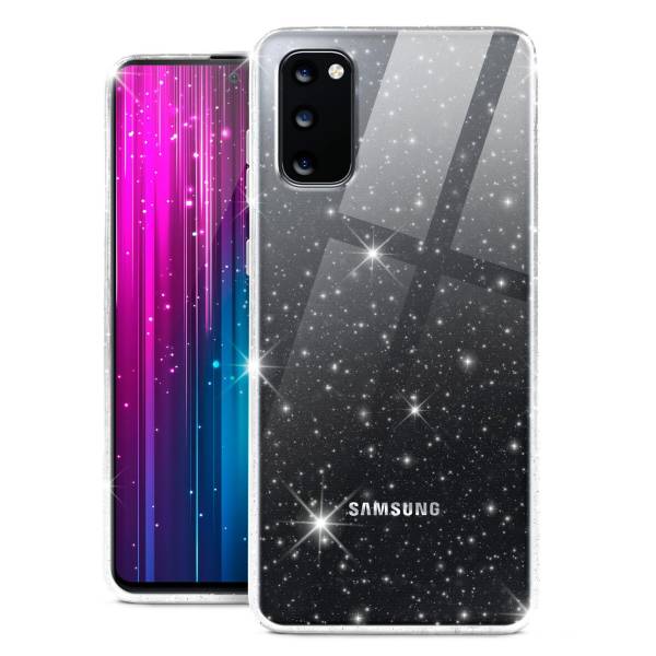 moex Sparky Case Samsung Galaxy S20 5G mit Glitzer Design